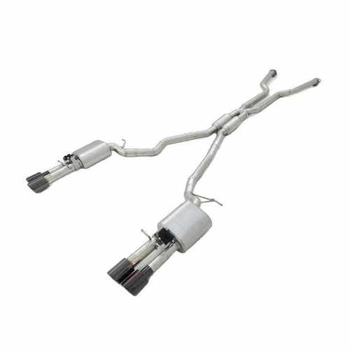 适用05-11宝马M5E60E61S855.0lV10不锈钢带阀猫背消声器排气管