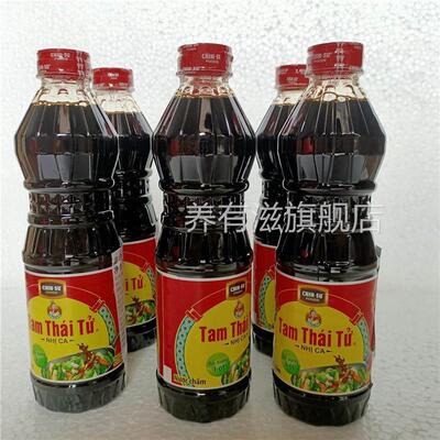 越南酱油CHIN-SU三太子黄豆酱油金苏生抽酿造500ml瓶 包邮