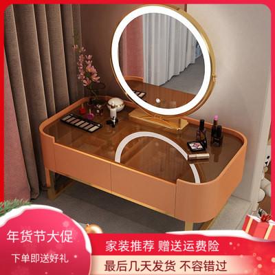 北欧飘窗化妆台迷你轻奢现代简约网红化妆台榻米卧室小户型化妆桌