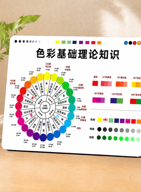 美甲纹绣色彩基础桌面展示摆件