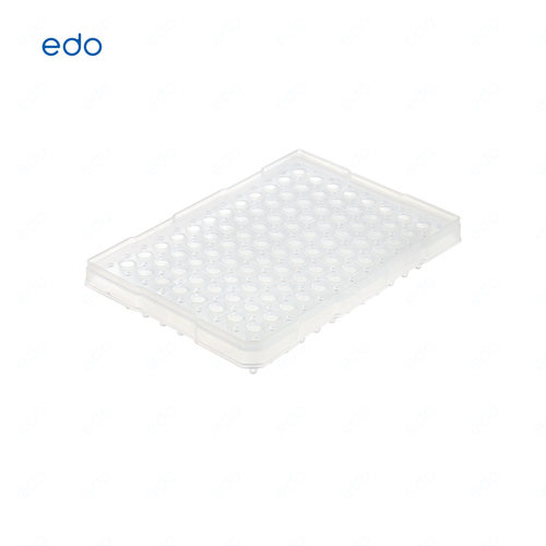 EDO 0.2mL 无裙边透明96孔PCR板 实验室生物耗材96孔pcr 1352012