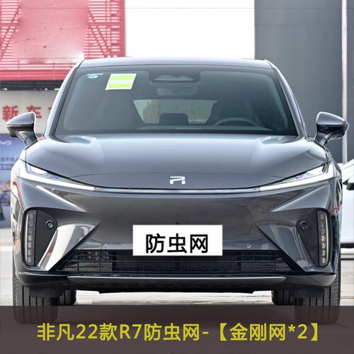 22款非凡R7汽车防虫网车前脸中网改装水箱保护网挡杨棉防柳絮网罩