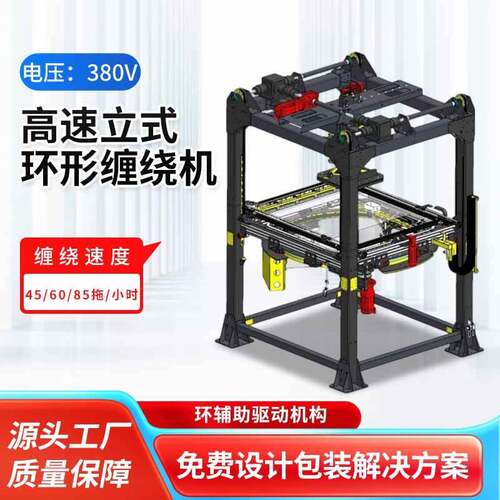 富诺利速立式环形缠绕机环式驱动全新设计的出膜系统烙膜机构