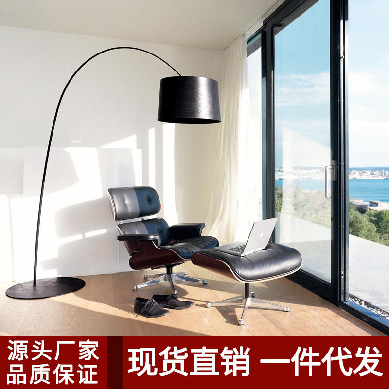 北欧设计师落地灯简约现代酒店别墅样板房客厅书房沙发装饰钓鱼灯图片