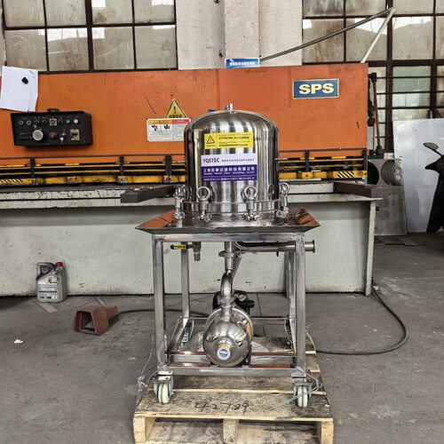不锈钢316L层叠板框过滤器 滤膜过滤 活性炭硅藻土白酒过滤