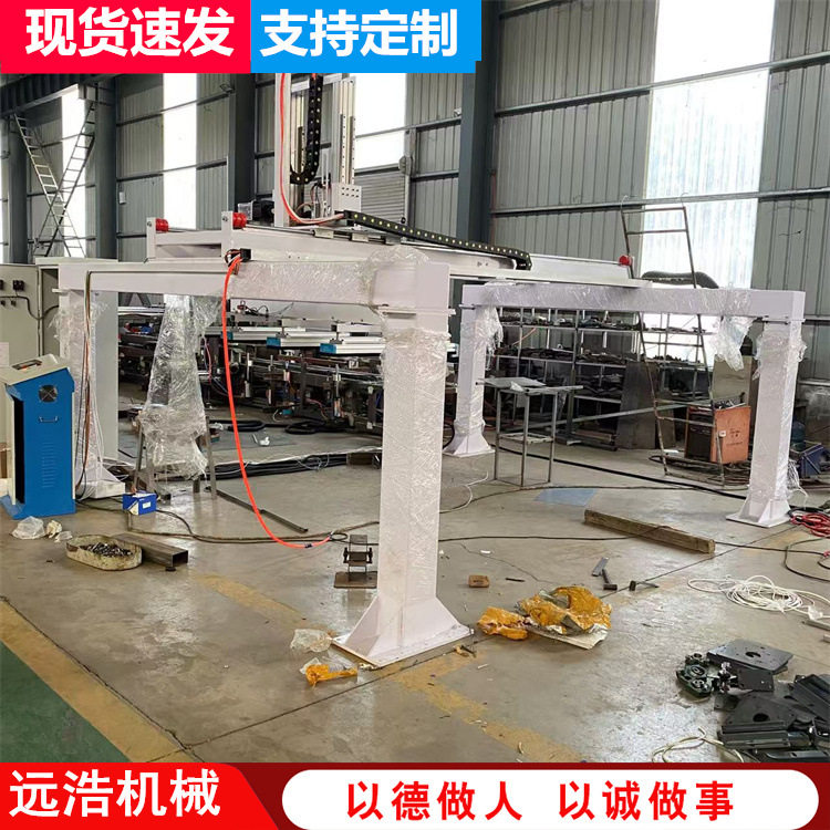数控门扇防火门亚克力板吊顶板48尺四边切割锯 自动定尺锯边机图片