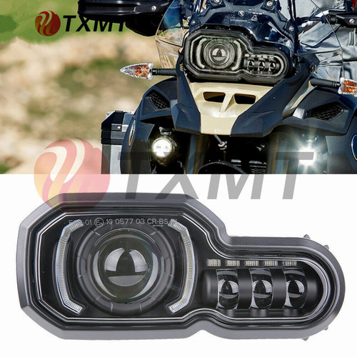 适用宝马摩托车F800GS/F700GS/F650GS/F800R超亮LED前大灯总成
