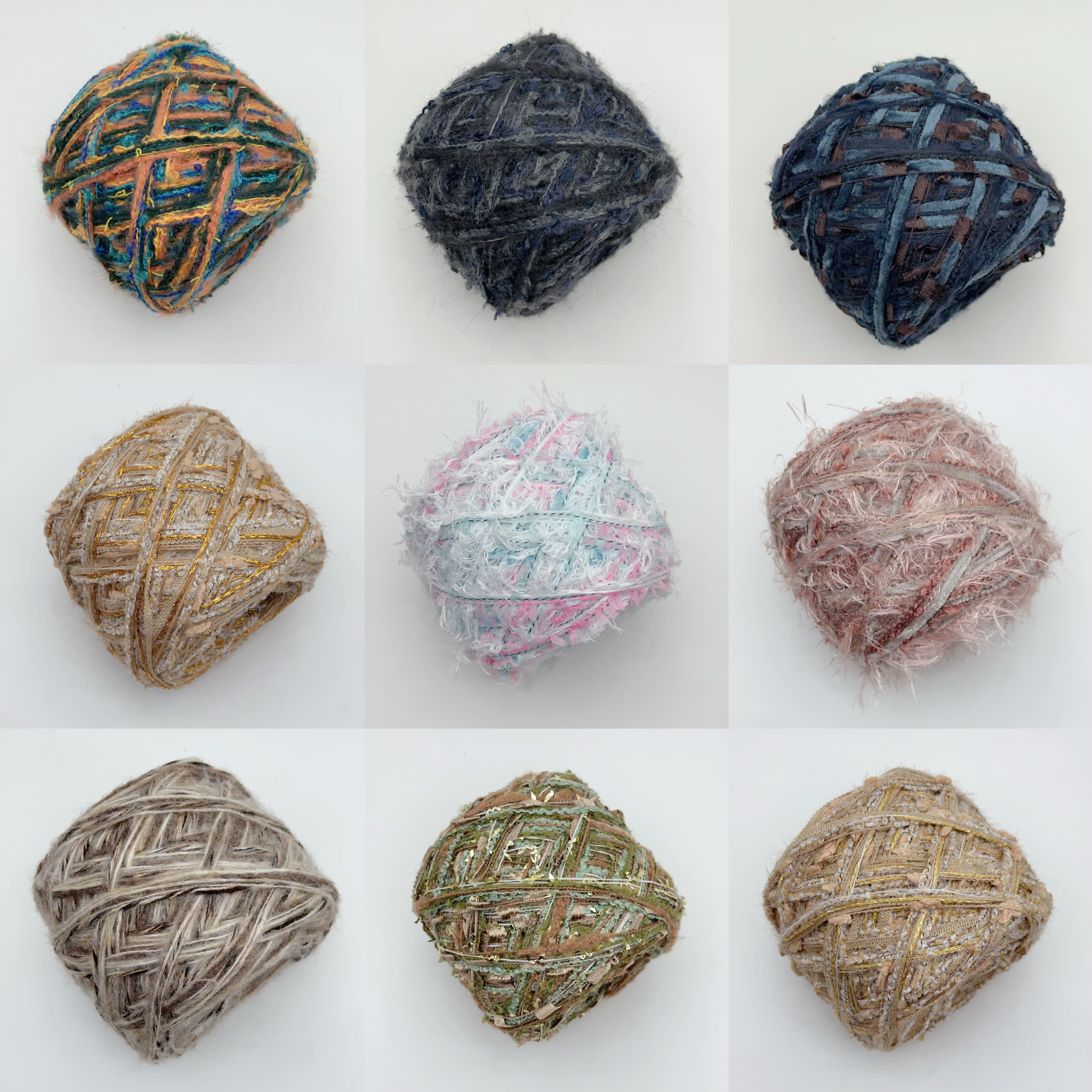 JiuJiu 啾啾手混线合集 高级秋冬柔软手工棒针编织围巾帽子线100g