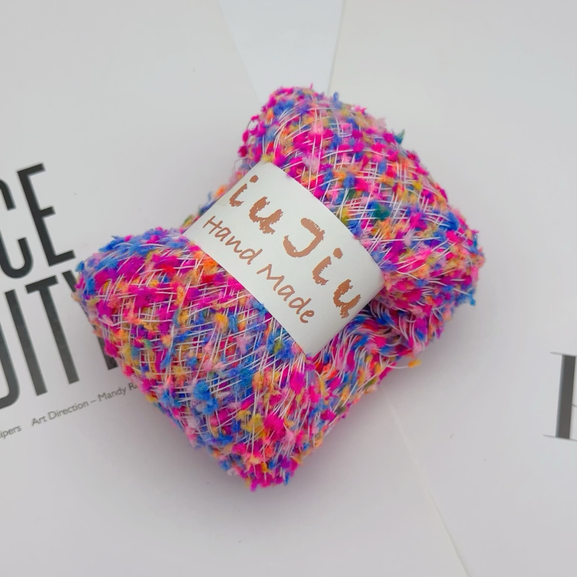 JiuJiu 啾啾特色密集小豆豆 进口 配线 围巾 帽子 包包 手工 DIY