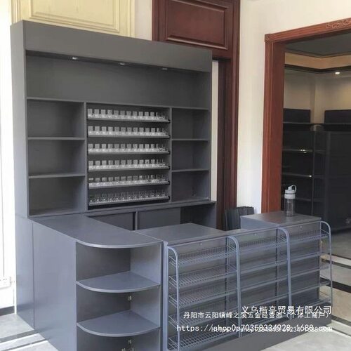 超市烟酒柜收银台合便利店收银台新款超市收银台商用组合柜默认项