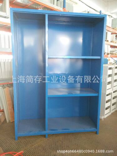非标定制方管置物柜多格储物柜重型双开门层板置物柜上海工具柜