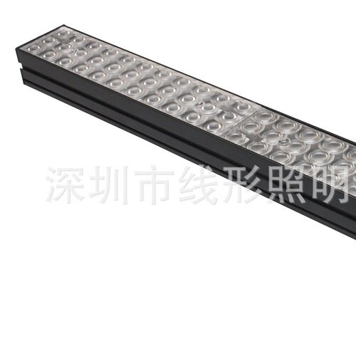 超市超低温线性射灯免桥架拼接长条线条灯替代传统轨道射灯平板灯
