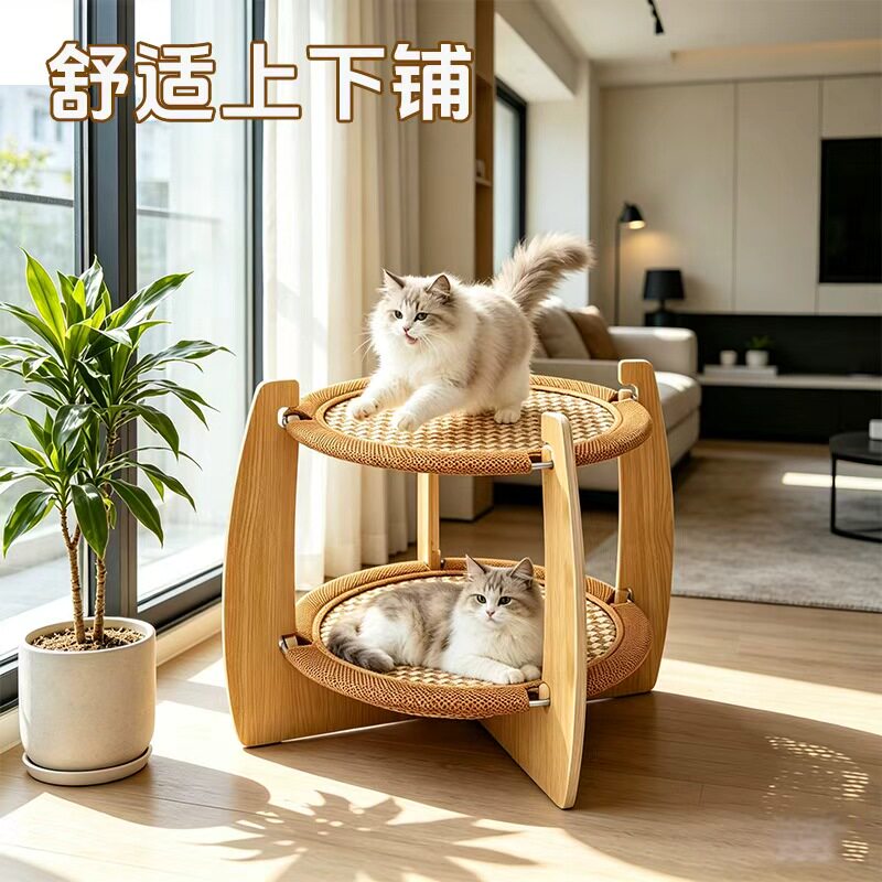 【新品】猫狗凉席吊床透气不粘毛图片