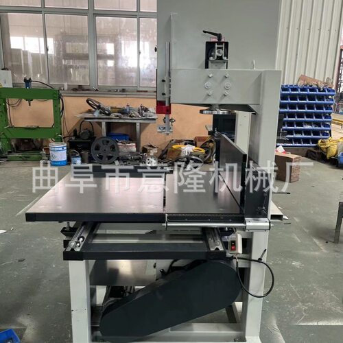 气泡砖切割专用滑轨推台带锯机尼龙塑料345带锯机三相电质保一年