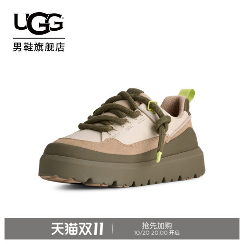 UGG潮流轻便厚底系带运动休闲鞋