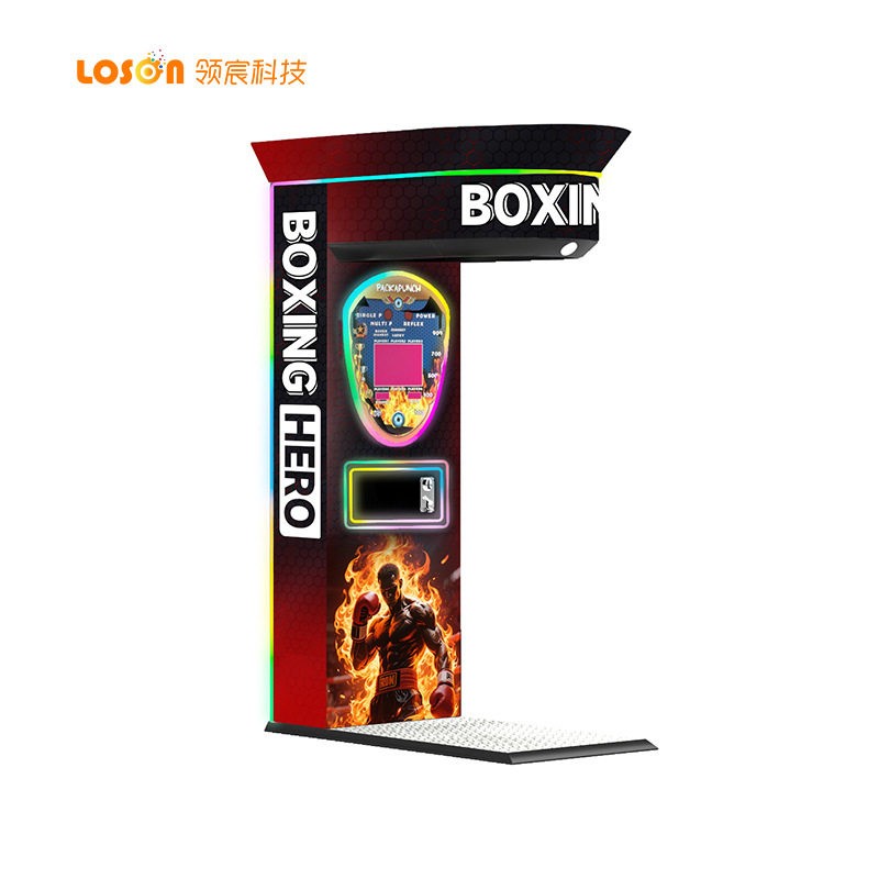 定制拳击力量测试机龙拳拳击机测拳力游戏机boxingarcademachin图片