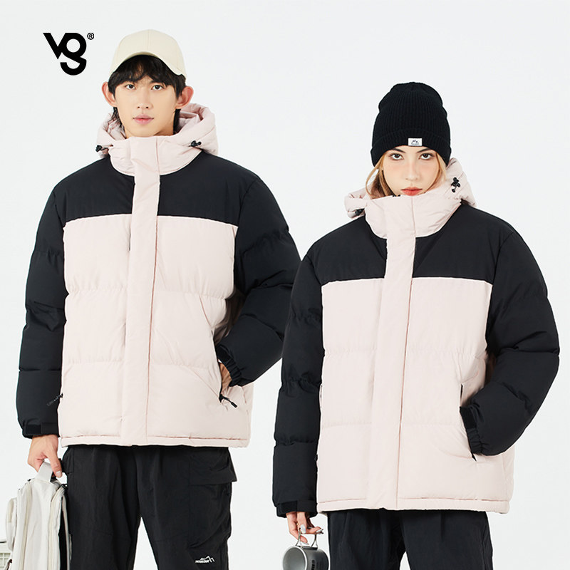 两位数拿下潮流棉服！VUUG冬季拼色工装棉服