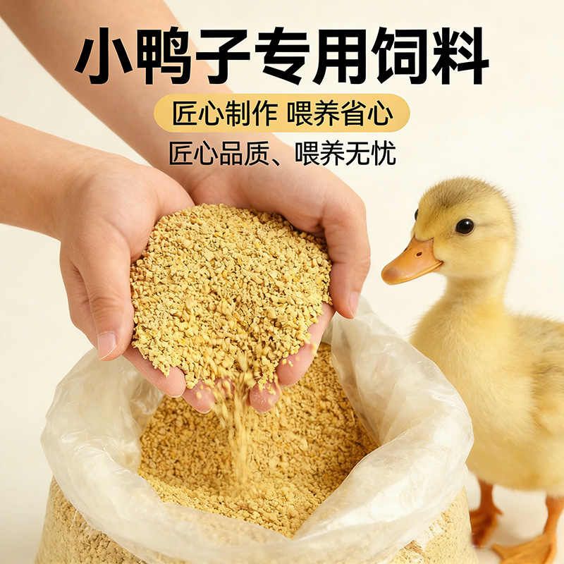 小鸭子饲料营养美味喂宠物小鸡吃的食物芦丁鸡鹌鹑的鸭爱吃的粮食