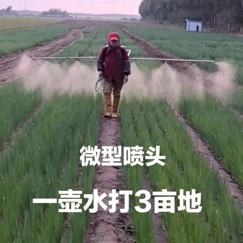加厚白钢喷雾器打药支架神器架子折叠多喷头打药杆一整套背负式
