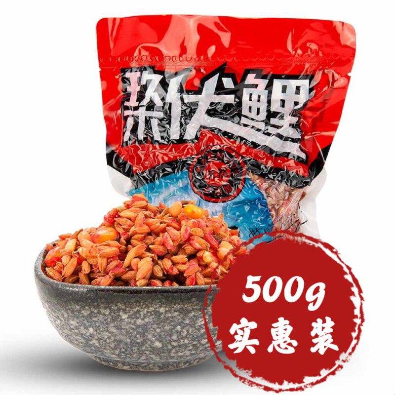 新款实用玖木伏鲤窝料窝饵一体500克鲤鱼野钓大物诱食窝料饵料钓