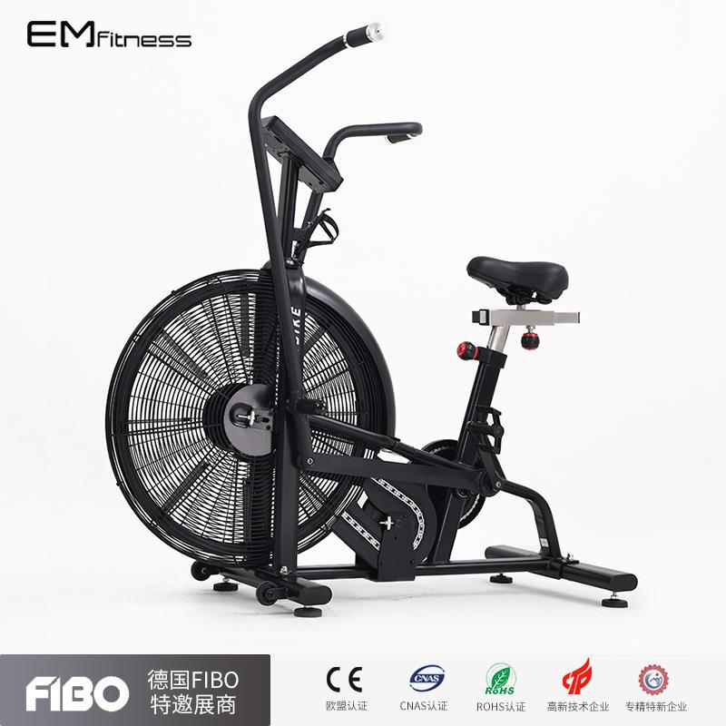 新型风阻风扇车健身房动感单车AIRBIKE风阻划船机工作室有氧器械