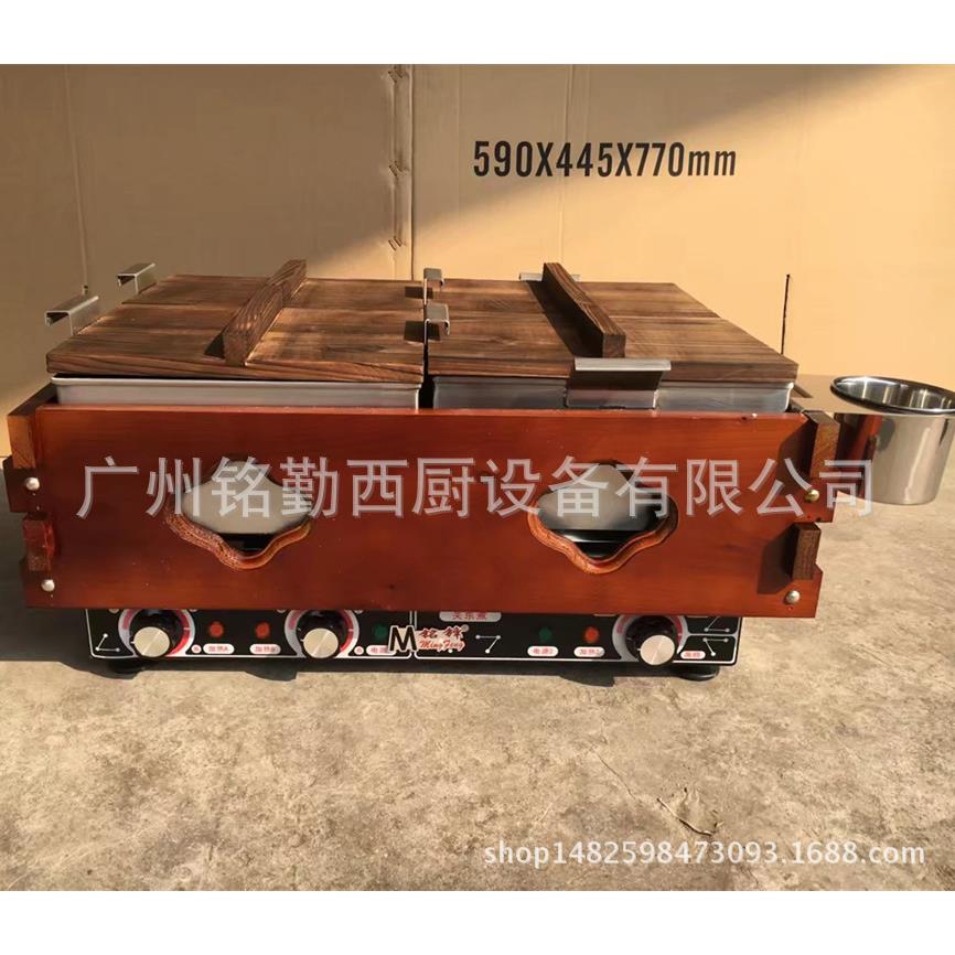 铭锋三锅档304板材关东煮 便利店专用关东煮机器 牛杂机 商用图片