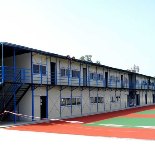 简易组合房k式工地住人宿舍办公室活动房跨境出口彩钢简易房