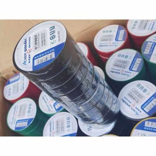 万得AC-622电工胶布18mm*20M绝缘电气胶带PVC胶布大卷20米