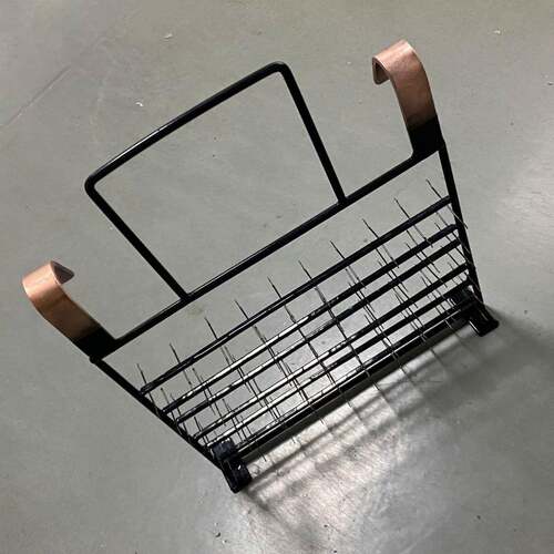 钛合金铁氟龙包胶电镀挂具金银电镀涂胶挂具首饰挂笼工装夹具