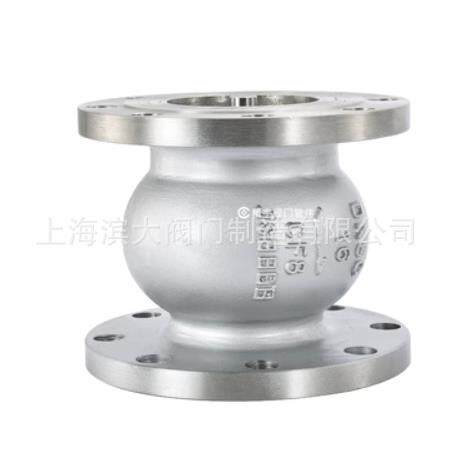 不锈钢法兰消声止回阀H41X-16P滨大阀门牌止回阀DN50-DN300
