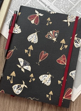 B5笔记本特别版英国IF文创Bookaroo手账本记事本日记小清新印花