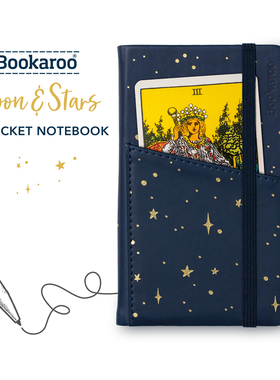 A6笔记本月亮星星特别款英国IF文创Bookaroo记事本高端高颜值日记