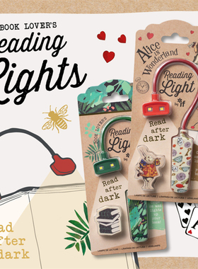 给爱书人的阅读灯英国IF文创英辅便携带随身看书灯led节日送礼物