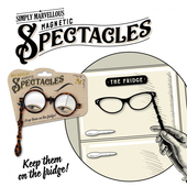 复古磁性眼镜放大镜英国IF文创英辅老人趣味简便携实用手持式 2倍