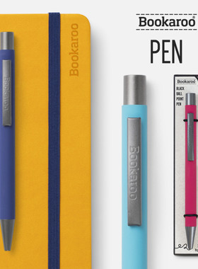 圆珠笔英国IF文创Bookaroo按压原子笔芯黑色顺滑学生节日送礼物