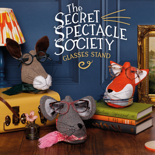 神秘动物眼镜支架英国IF文创英辅创意礼品眼镜托摆件节日送礼物