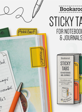 彩色不干胶标签贴英国IF文创Bookaroo便利贴纸节日送礼物手帐索引