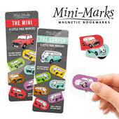 复古汽车磁吸迷你书签英国IF文创英辅创意miniVANcar甲壳虫纸质