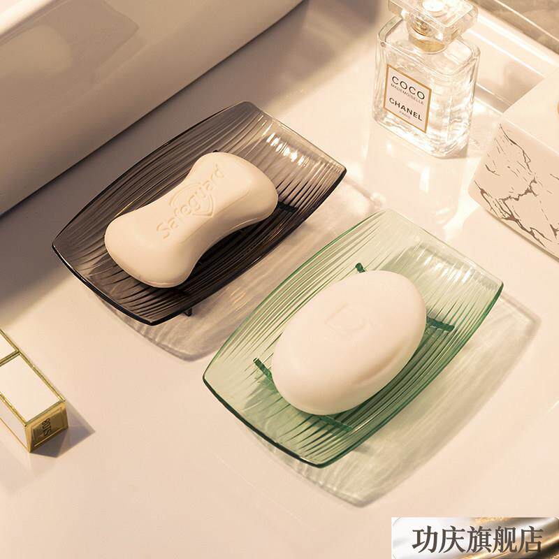 沥水肥皂免打孔置物架盒家用厕所北欧创意大号皂架塑料简约香皂盒