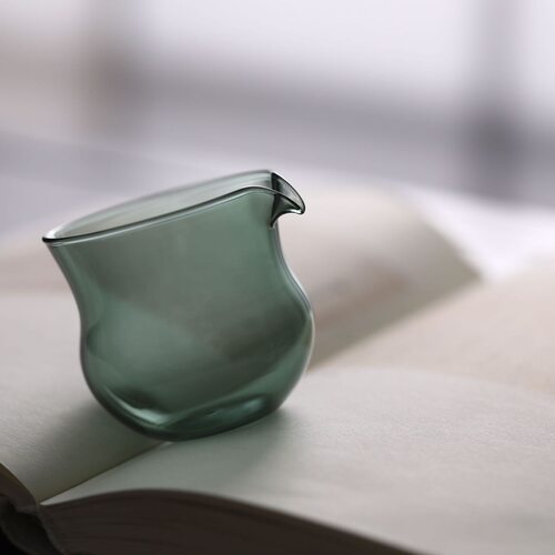 祥禾茶事禅青小公道杯简约玻璃茶具办公室家用中式功夫茶器配件