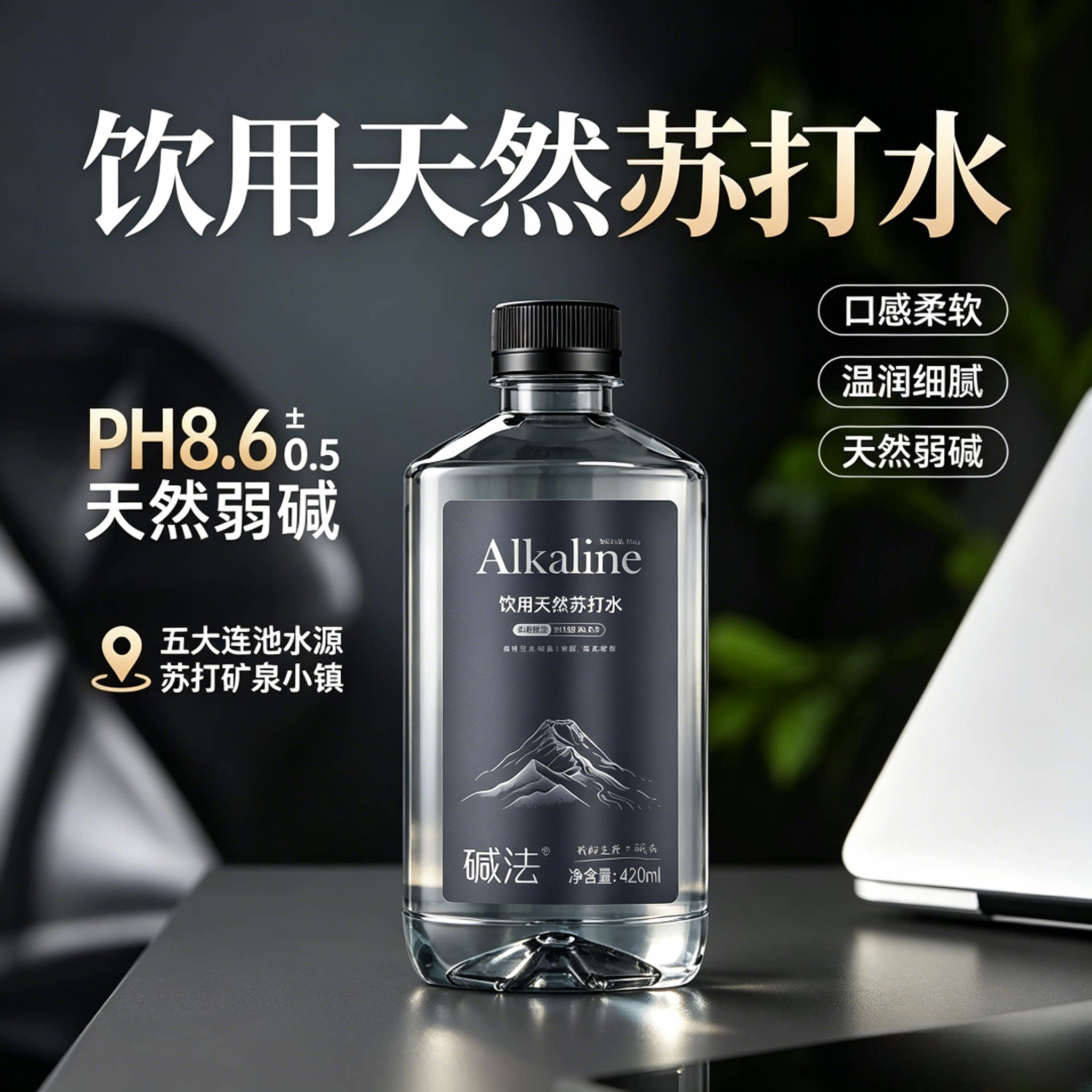 碱法天然苏打水东方苏打无糖无气420ml*20瓶中秋国庆送礼饮用水