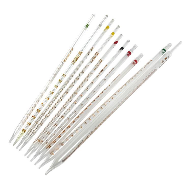玻璃刻度移液吸管环标取样管化学实验1ml2ml5ml10ml15ml25ml50ml