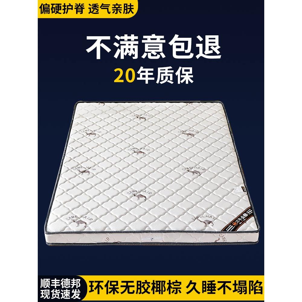 天然椰棕床垫家用卧室护腰护脊棕榈出租房用儿童榻榻米可折叠棕垫