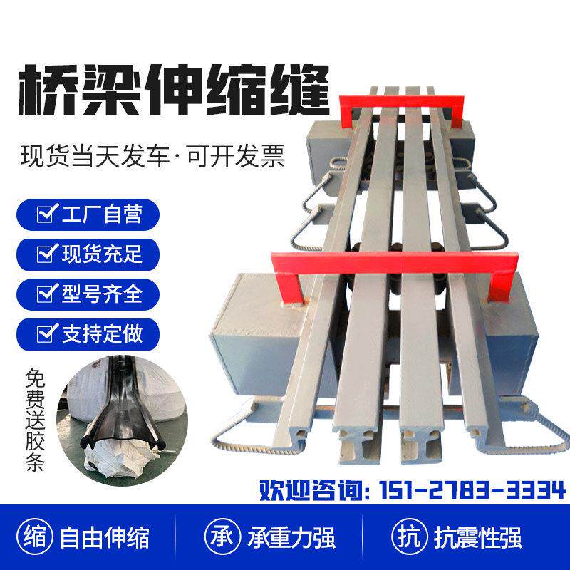桥梁伸缩缝C40F60D80型赠送胶条扳手160型模数式国标公路面伸缩缝