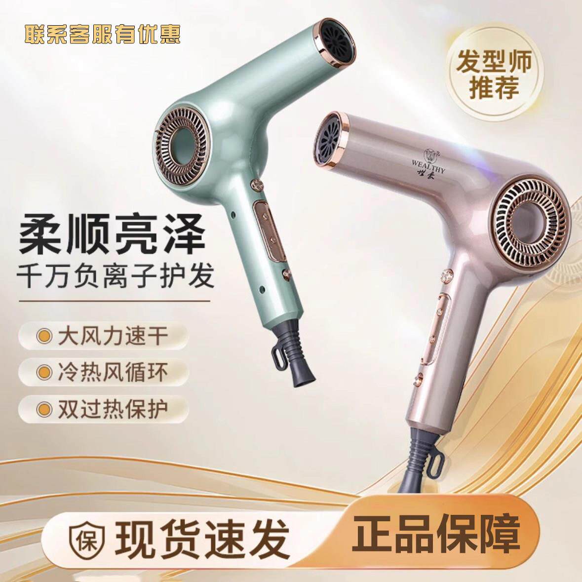 世豪吹风机R500沙龙专业韩式造型吹风机高温大风速干电吹风