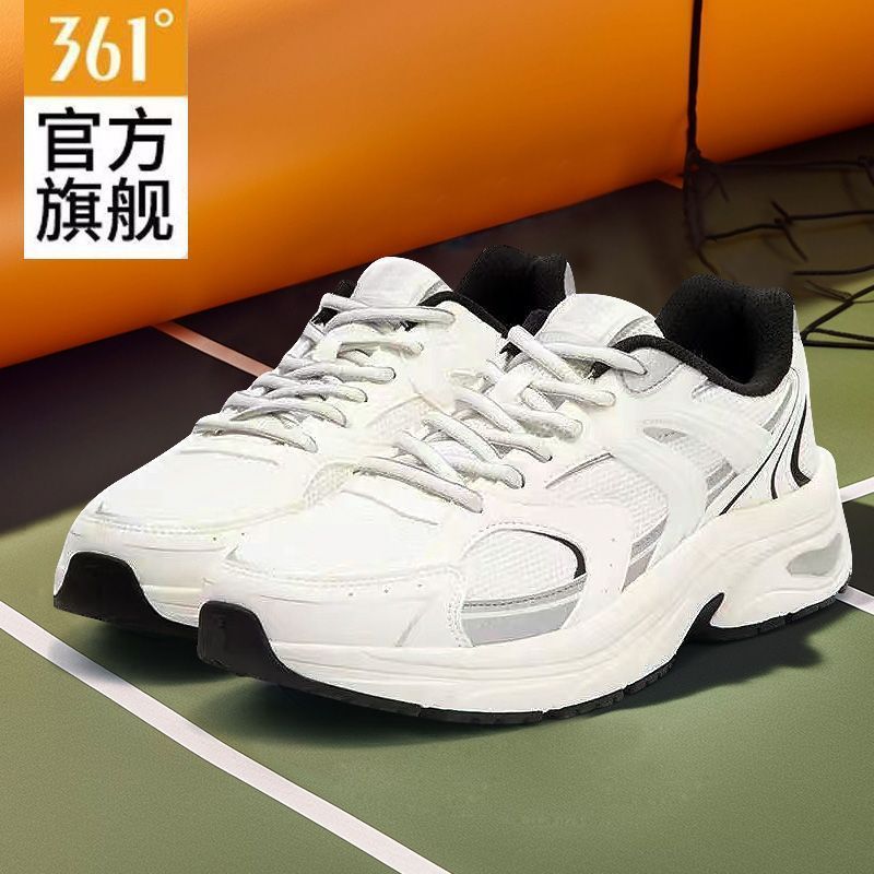 361°运动鞋女秋冬款老爹鞋透气跑步百搭减震休闲鞋低帮复古鞋