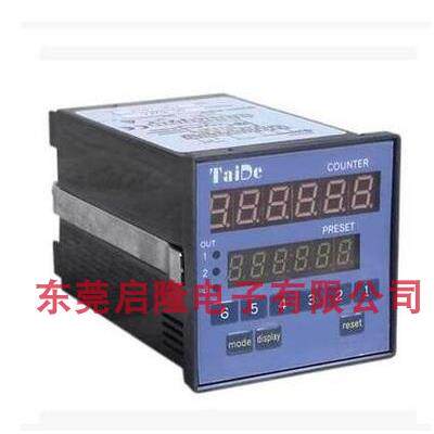 原装台湾进口台德双数显计米器计数器SC-61KA SC-62KA按键计数器