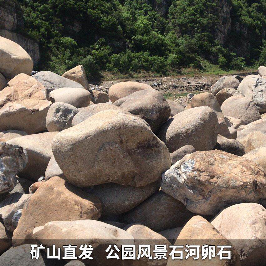 天然大鹅卵石大型河滩石大块鹅卵石石头溪流河湜石头庭院景观石