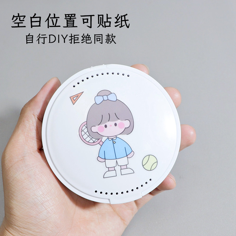 CPB粉扑收纳盒子m便携可爱带透气孔装首饰空盒棉花糖蜜粉扑分装盒