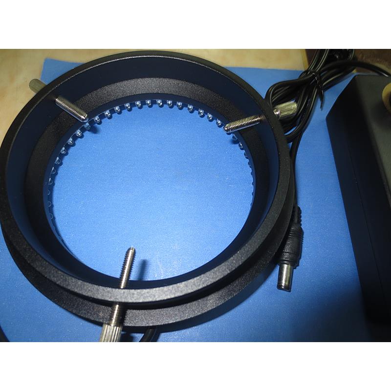金属灯头大内径90-100MM体视显微镜LED环形光源电子高清CCD视频灯